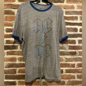 Gap Mens AC DC Gray T-Shirt Size XL